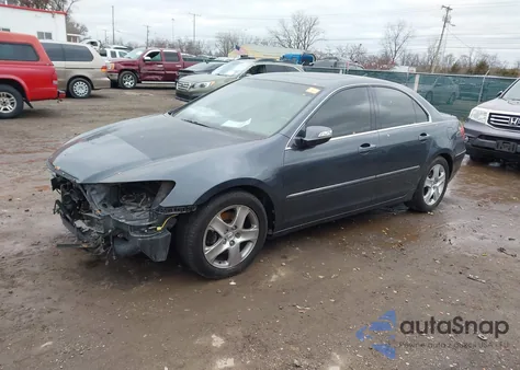 2005 Acura Rl 3.5 из США, поврежденный, VIN JH4KB16505C008499